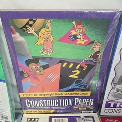 Tru-Ray Construction Paper 10 Pounds 500 Sheets 76# Mixed Color Teachers Special