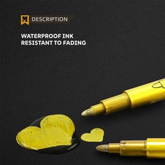 Waterproof Permanent Paint Marker Pen For Car Tyre Tire Tread Rubber Metal Wood