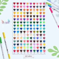 Ohuhu No Bleeding 160 Colors Water-based Fineliner & Brush Tips Coloring Markers
