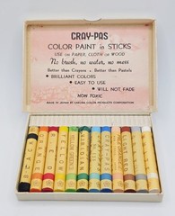 Vintage Japanese NOS SAKURA Cray-Pas Oil Colors Stick Form 12 colors Japan
