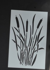 Jon Boat Camouflage stencils Cattails Bottomland DIY Camo Painting Stencils