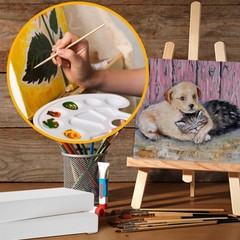 5″ x 7″ Gallery Depth 1-1/2″ Profile Stretched Canvas 5-Pack – Gesso Primed