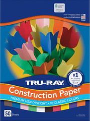 Construction Paper P103031, 10 Classic Colors, 9″ X 12″, 50 Sheets
