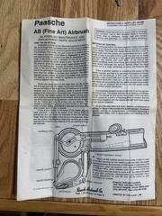 Paashe Airbrush Kit AB 988 RH – Vintage – With Hard Case