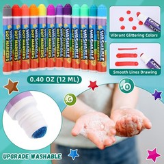 48 Pack Dot Markers Bulk, Washable Dot Markers for Toddlers Art, Children Pai…