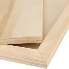 14 Pack 9 X 12 Inch Wood Canvas Panels, Artist Wooden Canvas Board Unfinished Wo