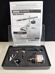Central Pneumatic Deluxe Air Brush Kit Item #69492 instructions included❗️