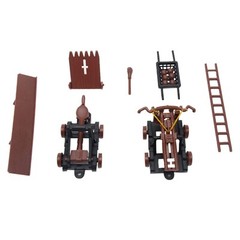 PXRJE Medieval Castle Knights Action Figure Toy Army Playset with Assemble Ca…