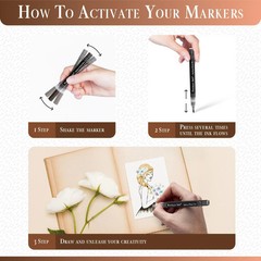 ® Acrylic Paint Markers Skin Tone | Set 20 Skin Tone Paint Markers Fine Tip 0,7M