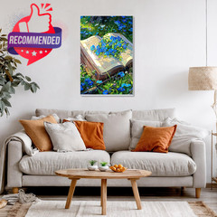 Framed Paint By Numbers Kit For Adults, Book Diy Paint By Number Kits On Canvas