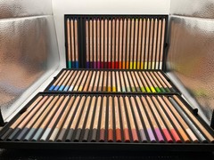 Caran d’Ache Geneve – 74 +1 Charcoal +1 Grafwood Extra Fine Dry Pastel Pencils