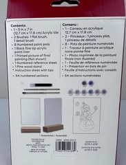 3 Artist’s Loft Paint by Number Kits Acrylic Surface Christmas 5 in. x 7 in.