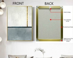 DIY Metal Floating Frame for 16X20 Canvas Size Painting Art,4/5″(2.1cm) Depth…