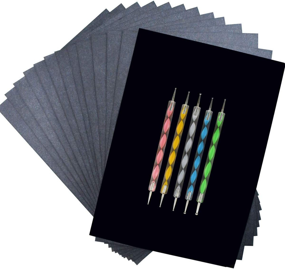 100 Sheets Carbon Transfer Paper Tracing Carbon Paper for DIY Wood Working Paper