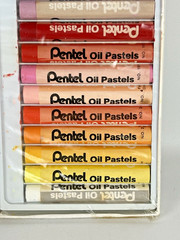 Vintage Pentel Oil Pastel 25 Colors Reg Size New Old Stock Original Box PHN25