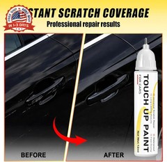 Gloss Black Touch Up Paint for cars, 2-in-1 Brush & Tip, 0.4 fl oz – Universal C