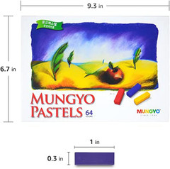 Soft Pastel Set – 64 Vibrant Colors for Artists, Square Shape