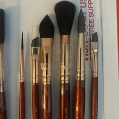 Lot 18 Princeton Neptune Synthetic Squirrel Hair Watercolor Brushes C73