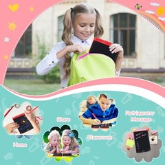 4 Pcs LCD Writing Tablet 8.5 Inch Doodle Board Tablet Blue, Red, Green, Pink