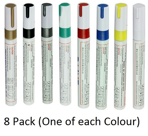 Permanent Universal Oil Paint Marker Pen for Rubber Glass Metal Tyres Bin Number