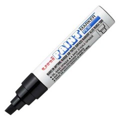 Uni-Paint 63731 PX-30 Oil-Based Permanent Marker, Bold Line, Black, 3-Pack