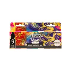 Jacquard Alcohol Ink Set – Overtones – – – 9 Assorted Colors Half
