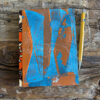 rust & blue medium lined fabric journal - Image 2