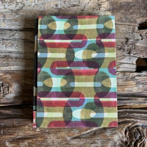 COUNTER collection: ORBIT/FAITH medium lined fabric journal