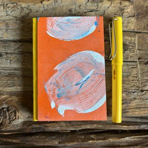 orange crush small lined notebook