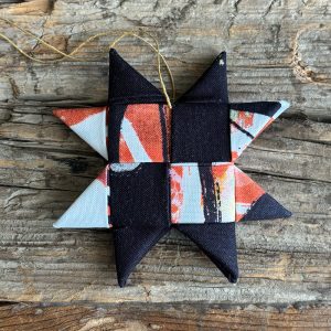 STAR ornament 045 (fabric: MIXED)