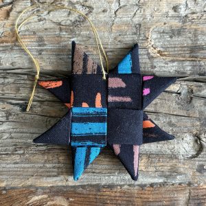 STAR ornament 038 (fabric: LINEAGE)