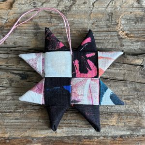 STAR ornament 042 (fabric: ROOT)