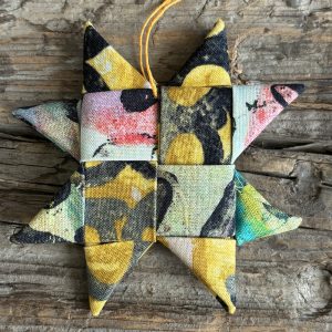 STAR ornament 047 (fabric: MIXED)