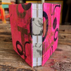 neon ornaments notebook